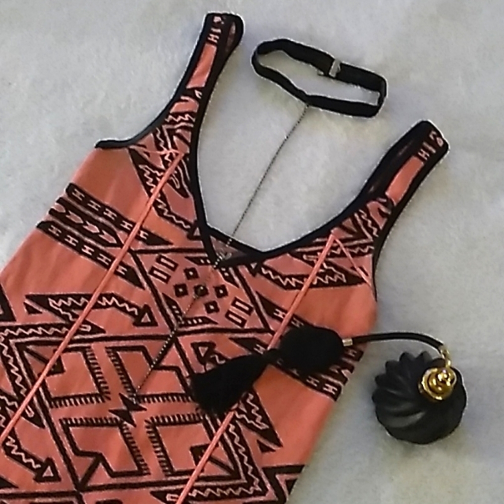 Native American print dress